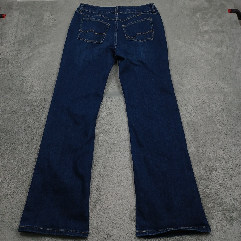 Wrangler Jeans Womens 12 Blue Denim Bootcut Western Workwear Casual - Picture 5 of 9